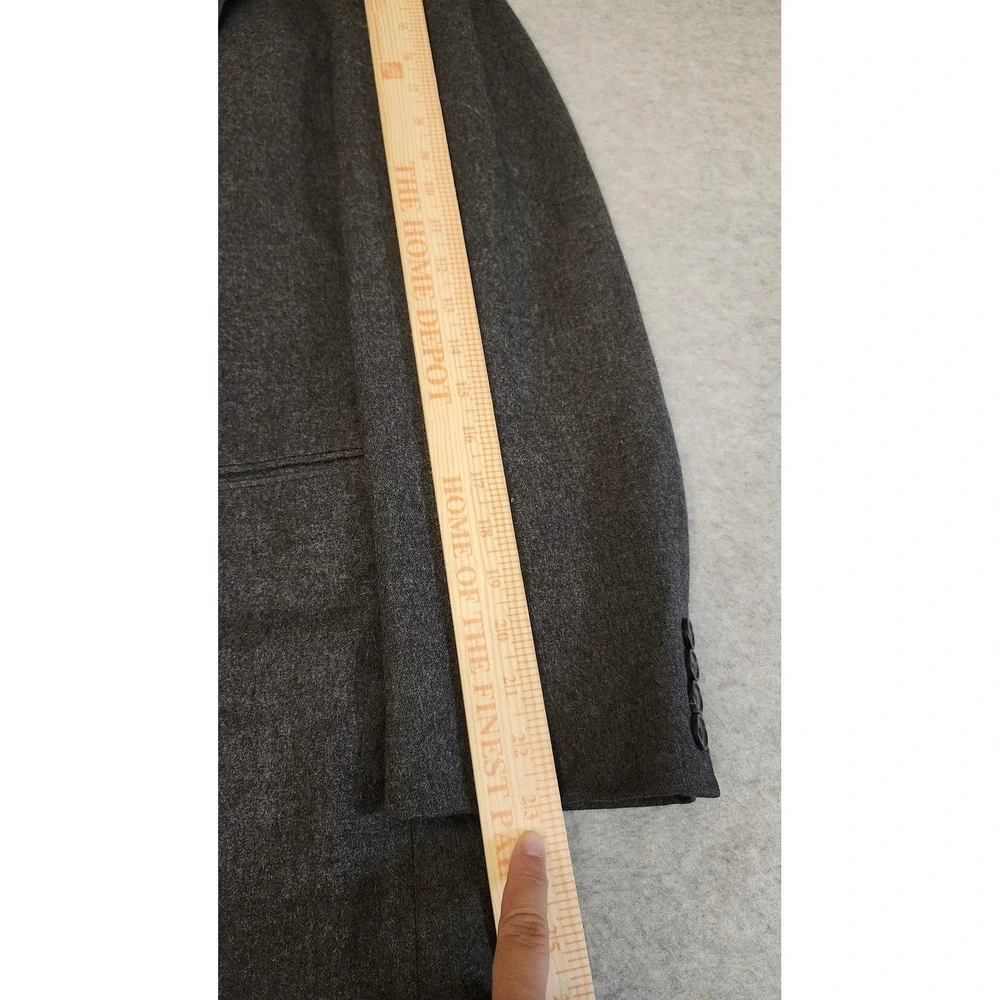 Vintage Corbin Blazer Mens‎ Large Gray Wool Two Button Sport Coat Made USA READ